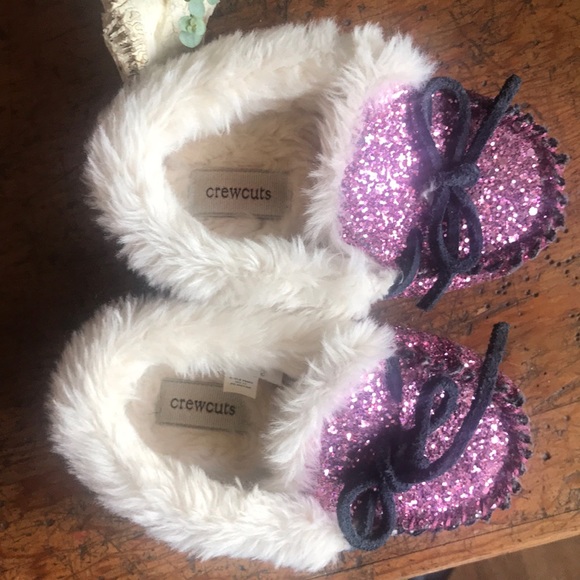 Crewcuts slippers / size 8 - Picture 3 of 4